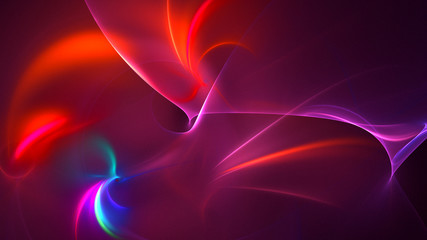 Naklejka premium Fractal 3D rendering abstract and shiny background