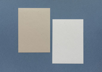 Empty eco paper sheets background shadow overlay