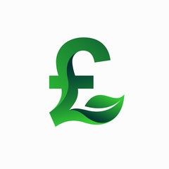Pound sterling Green logo