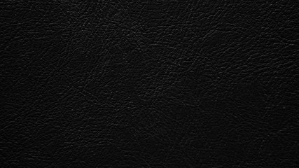 texture of black leather skin