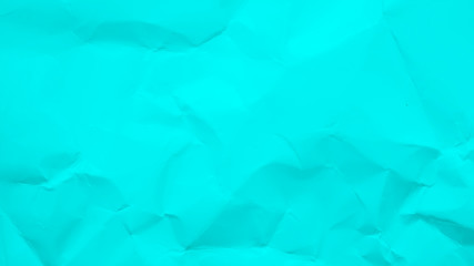crumpled blue paper background. green cardboard texture