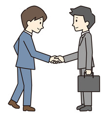 ビジネスマン　握手