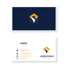 Kite Sun Energy Sky With Background Business Card Abstract Creative Icon Logo  Design Template Element Vector