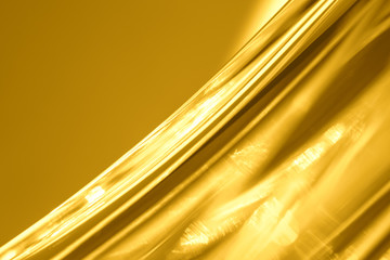 Abstract dynamic gold blurred soft focused luxury retro futuristic techno background