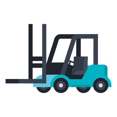 forklift design, Delivery logistics transportation shipping service warehouse industry and global theme Vector illustration