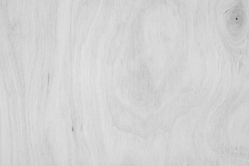 Plakat Table top view of wood texture over white light natural color background. 