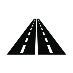 road icon on white background