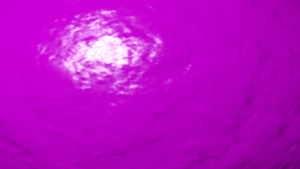 3D illustration of chaotic abstract background made of PHLOX color on a curved surface with lights and shadows