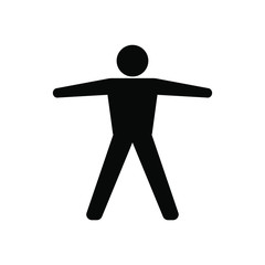 body icon on white background