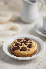 cookie chocolat noisette avec café