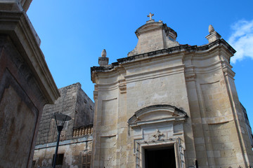 Fototapeta na wymiar saint-cataldus church in rabat (malta)
