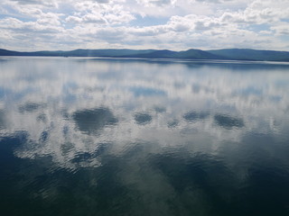 Obraz premium clouds over the sea