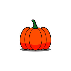 Pumpkin icon isolated on white background
