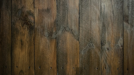 Background wooden fence made of boards