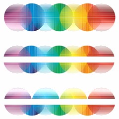 Rainbow, Colors Rainbow. Vector Illustration	