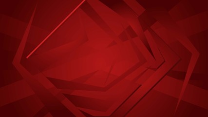 Obraz premium Red Background with Abstract Shapes