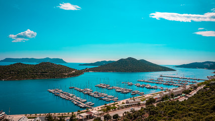 view of the bay of kaş
