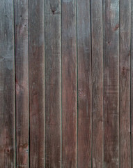 texture old wooden dark brown fence with scuffs