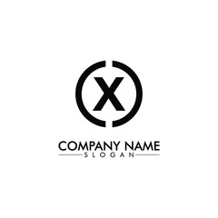 initial, letter X company or business logo design vector