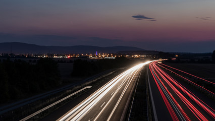 autobahn nacht