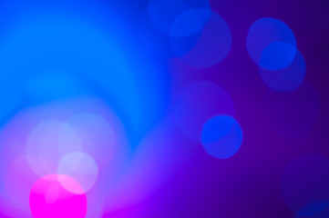 Festive lights and circles. Christmas background