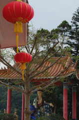 Pavillon in Ten Thousand Buddha Monastery, Hong Kong