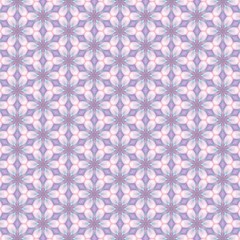Fototapeta premium Stylish geometric mandala style seamless pattern. Floor tiles, porcelain ceramic tile, geometric for surface and floor, marble floor tiles.