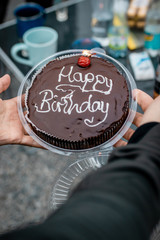 Fototapeta premium happy birthday cake