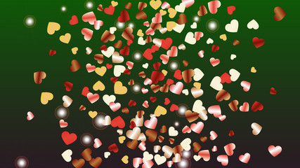 Luxury Background with Confetti of Glitter Particles. 