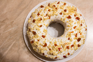 Easter Cakes - Traditional Kulich, Paska Easter Bread. Traditional Easter spring