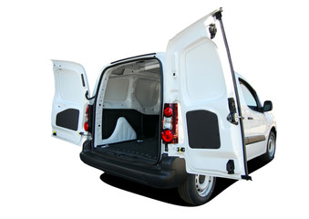 small van with rear doors opened © algre