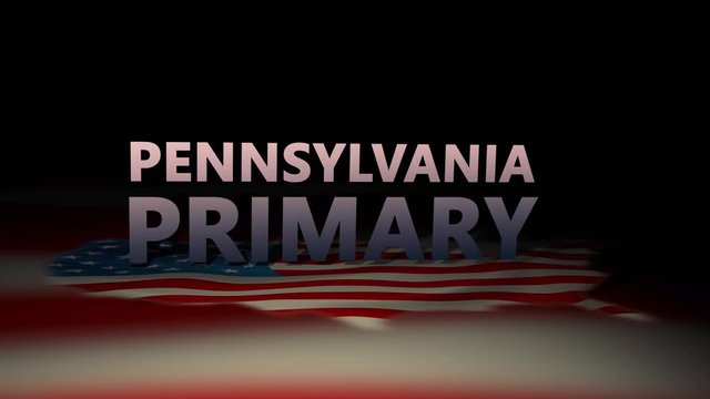 United States Cinematic Election Motion Graphics- Pennsylvania Primary Version