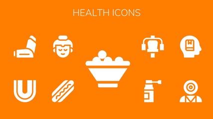 health icon set