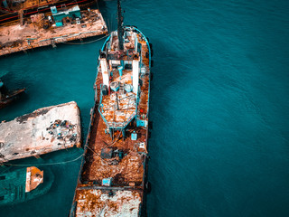 old fishing boat