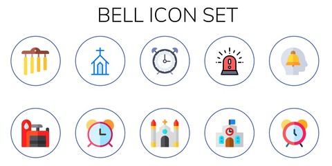 bell icon set