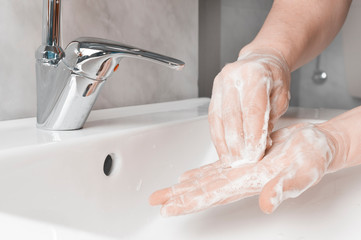 Effective handwashing techniques: rub palm with tips of other hand's fingers. Hand washing is very...