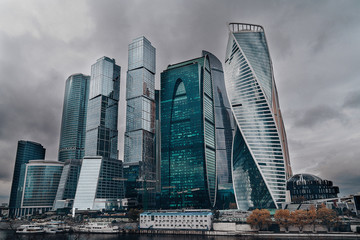 Fototapeta na wymiar Moscow City