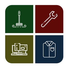 Set of tool icons