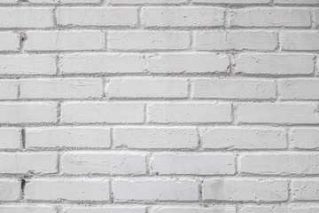 vintage background of white brick wall close up
