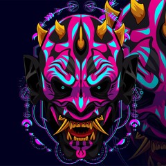 Naklejka premium PRINCE DEVIL GLITCH PERFECT