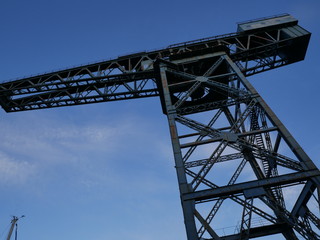 Fototapeta na wymiar Dockside crane