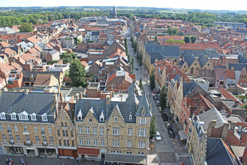 Fototapeta na wymiar City of Ypres, Belgium