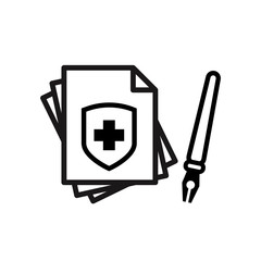 long term protection transparent icon