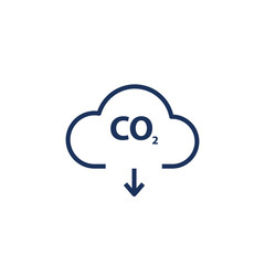 co2 emissions vector icon
