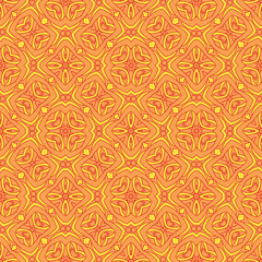 Vintage vector seamless flower pattern