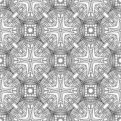 Fototapeta premium Vintage vector seamless flower pattern