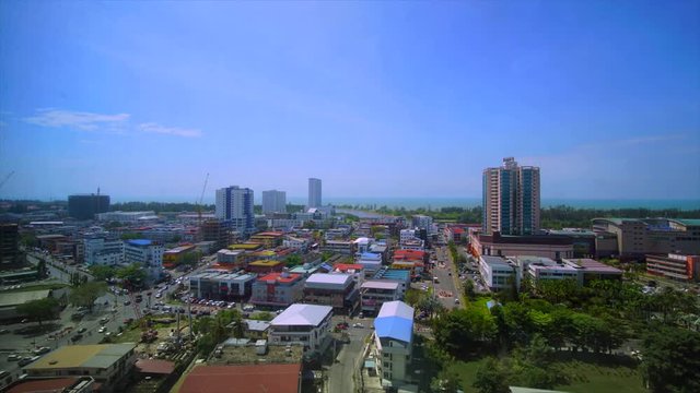 time lapse of miri city 