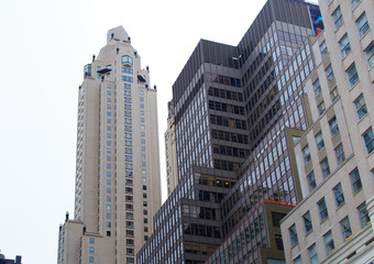 Fototapeta na wymiar Skyscrapers of Manhattan, New York, USA 