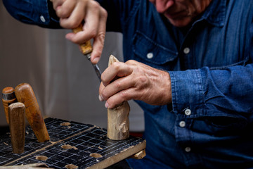 man working in factory
