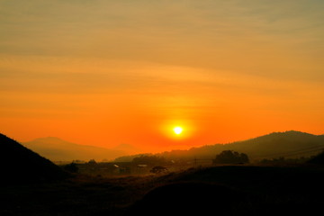 Obraz premium 아름다운 일출